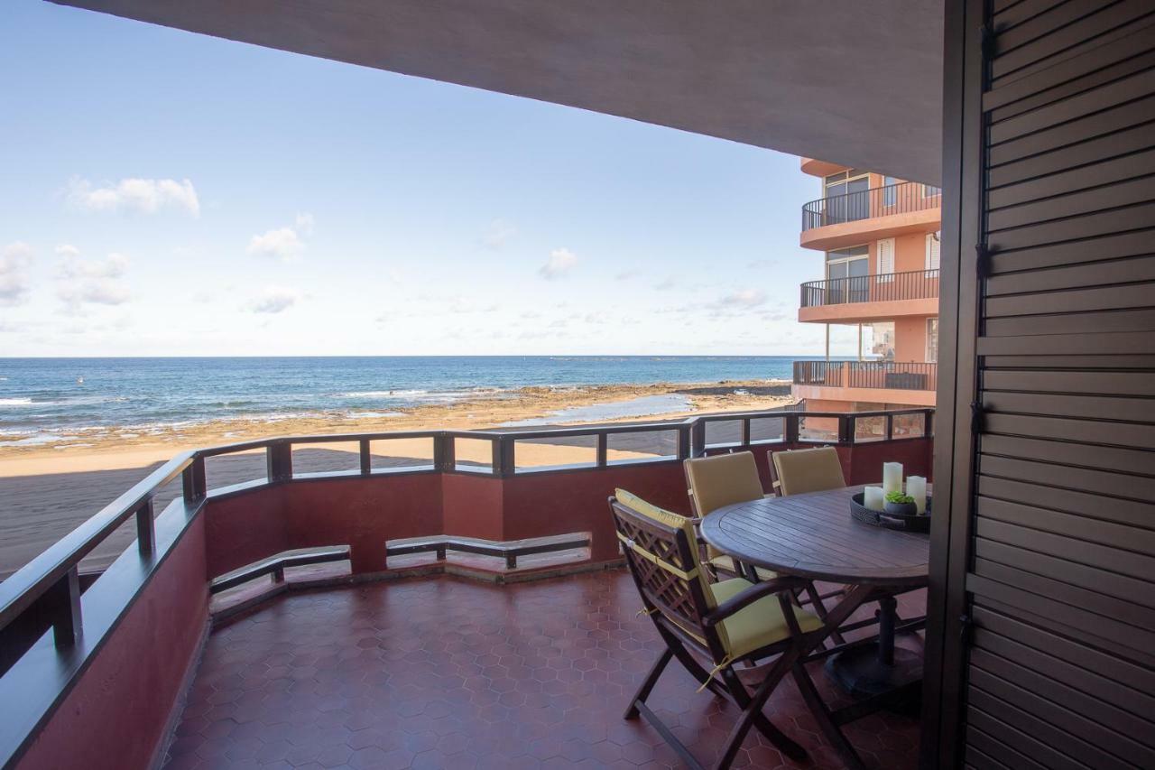 Front Line Beach With Fantastic Terrace. Telde Eksteriør billede